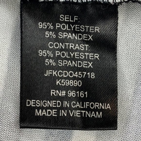 BeBop Black and Gray Striped Mini Apron Dress - Picture 9 of 10